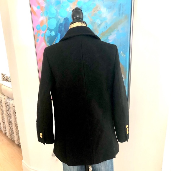 Double Breasted Wool Peacoat - Picture 11 of 12